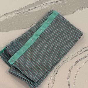 lululemon athletica Striped Scarf in Gray and Teal